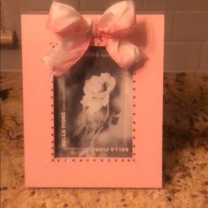 Pink blingy 5x7 inch Bella Fiore frame